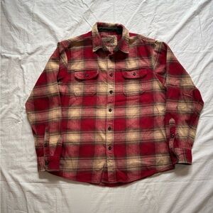 Orvis Winter Classic Christmas colored flannel Men’s L